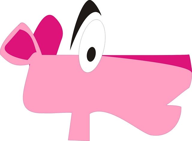 Free download Vector Pink Panther -  free illustration to be edited with GIMP free online image editor