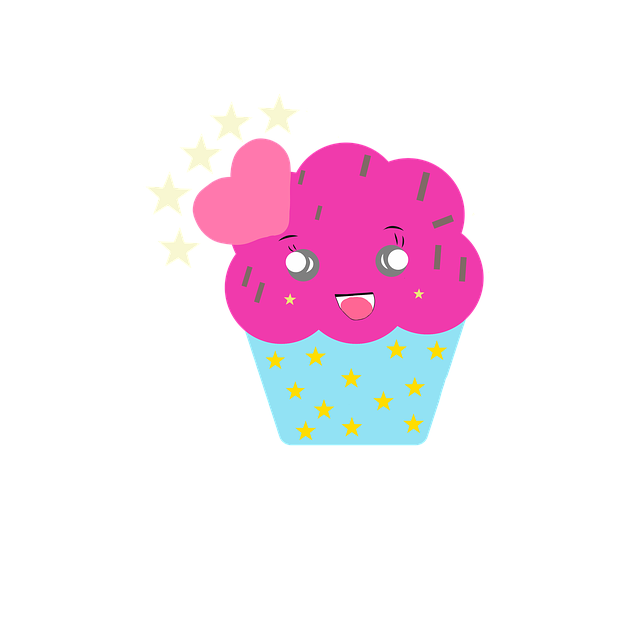 Free download Vectors Cute Cupcake -  free illustration to be edited with GIMP free online image editor