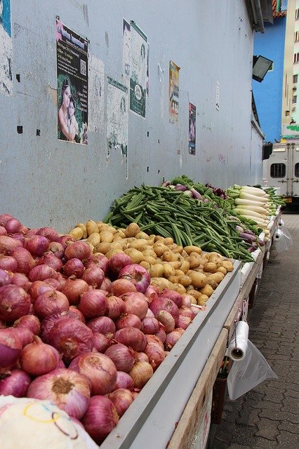 Free download Vegetables Little India Singapore -  free free photo or picture to be edited with GIMP online image editor