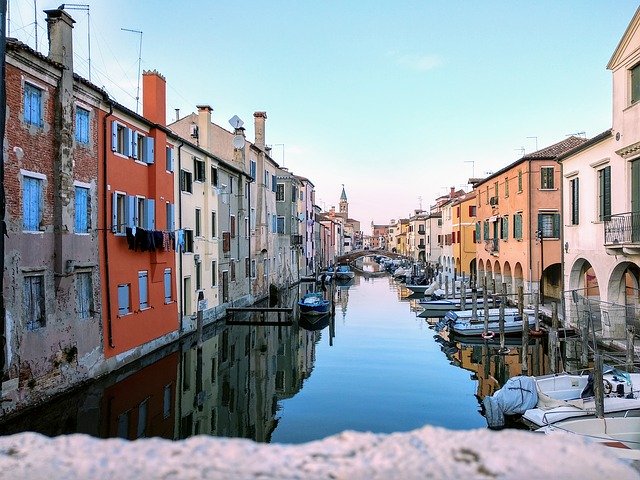 Free download Venice Lagoon Bridge -  free photo or picture to be edited with GIMP online image editor