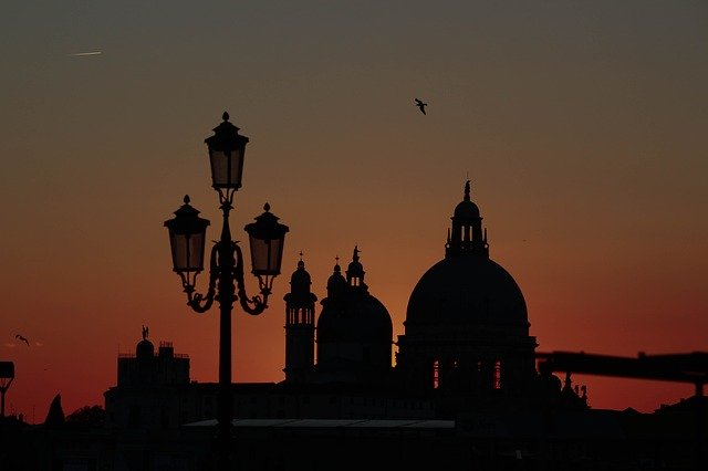 Free download Venice Sunset Landscape -  free photo or picture to be edited with GIMP online image editor