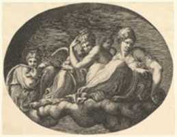 Free download Venus, Two Other Goddesses, and Two Putti free photo or picture to be edited with GIMP online image editor