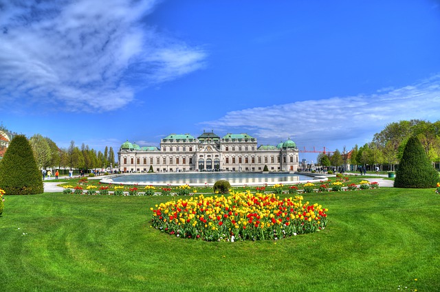 Free download vienna gardens palace hdr free picture to be edited with GIMP free online image editor