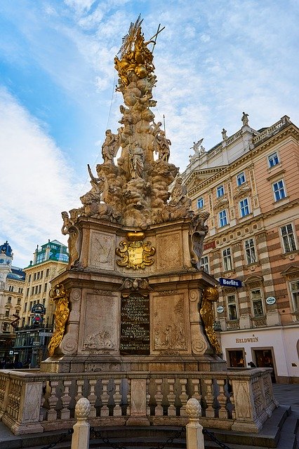 Free download Vienna Plague Column Austria -  free photo or picture to be edited with GIMP online image editor