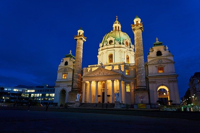 Free download Vienna St CharlesS Church Austria -  free photo or picture to be edited with GIMP online image editor