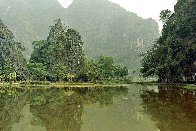 Free download vietnam hoa lu landscape rice field free picture to be edited with GIMP free online image editor