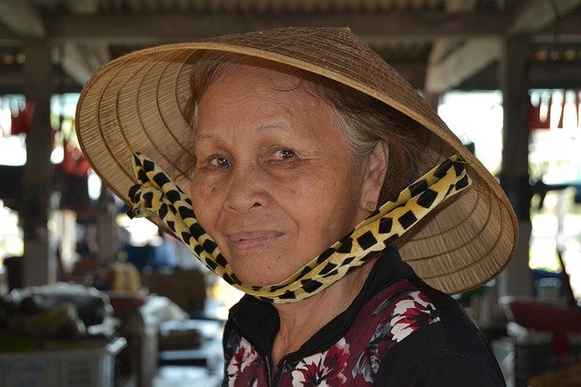 Free download Vietnam Hoi An Face Old -  free photo or picture to be edited with GIMP online image editor