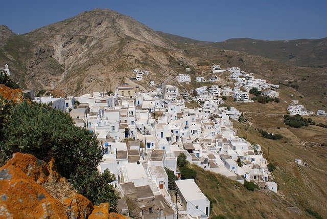 Descarga gratuita Village Greece Mediterranean - foto o imagen gratuita para editar con el editor de imágenes en línea GIMP