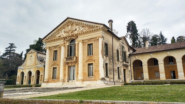 Kostenloser Download Villa Maser Palladian - kostenloses Foto oder Bild zur Bearbeitung mit GIMP Online-Bildbearbeitung