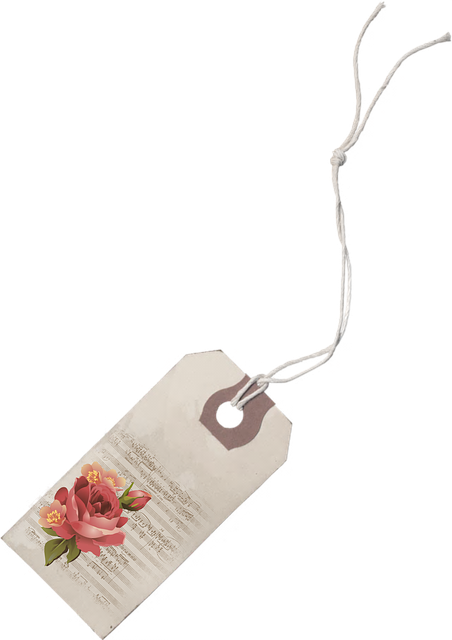 Free download vintage roses floral tag element free picture to be edited with GIMP free online image editor