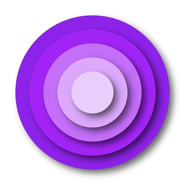 Free download Violet Rings Target -  free illustration to be edited with GIMP free online image editor