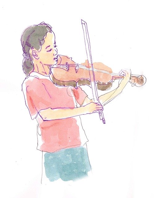 Free download Violin Play Fun -  free illustration to be edited with GIMP free online image editor