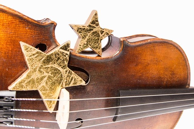 Free download Violin Star Christmas -  free photo or picture to be edited with GIMP online image editor