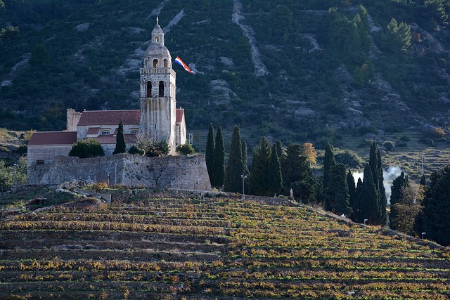 Free download vis croatia church adriatic island free picture to be edited with GIMP free online image editor