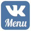 VK Menu  screen for extension Chrome web store in OffiDocs Chromium