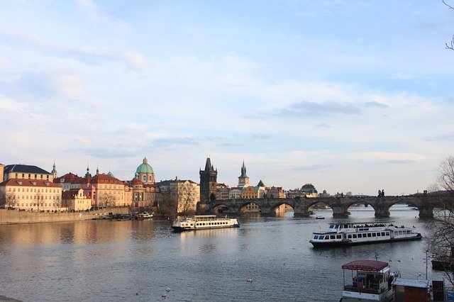 Free download Vltava Ship Prague -  free photo or picture to be edited with GIMP online image editor