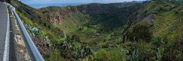 Free download Volcano Gran Canaria Landscape -  free photo or picture to be edited with GIMP online image editor