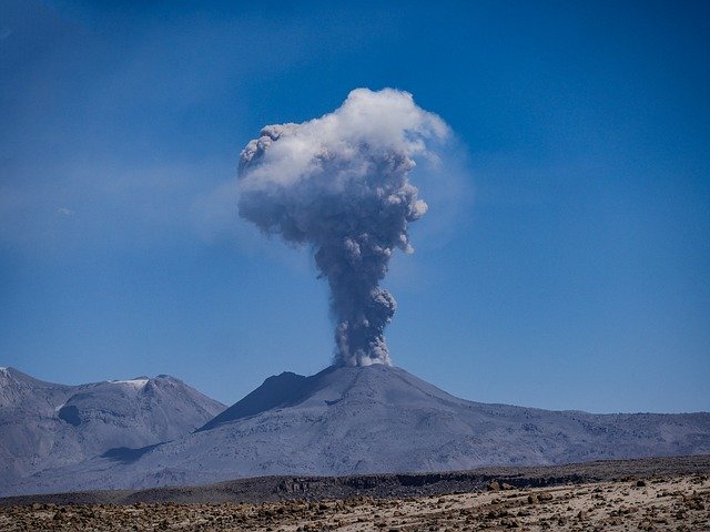 Free download volcano sabancaya eruption active free picture to be edited with GIMP free online image editor