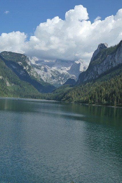 Descărcare gratuită Vorderer Gosausee Salzkammergut - fotografie sau imagine gratuită pentru a fi editată cu editorul de imagini online GIMP