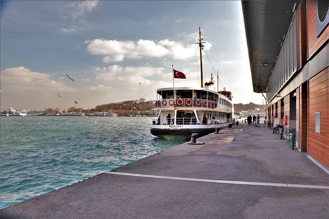 Free download v sea ship istanbul turkey view free picture to be edited with GIMP free online image editor