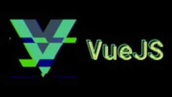 Free download VueJS logo, glitched free photo or picture to be edited with GIMP online image editor