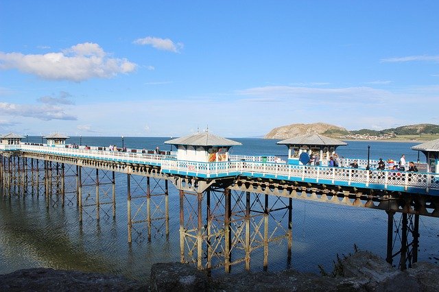 Free download Wales Llandudno Pier -  free photo or picture to be edited with GIMP online image editor