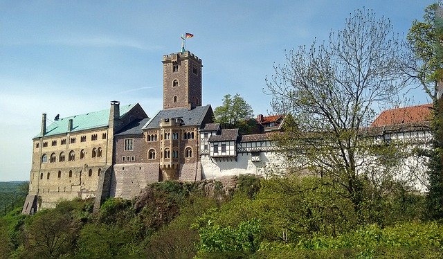 Free download Wartburg Castle Eisenach Luther -  free photo or picture to be edited with GIMP online image editor