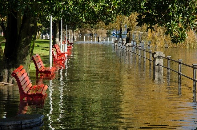 Free download Water Benches Nature -  free photo or picture to be edited with GIMP online image editor