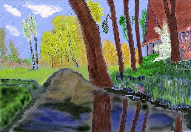 Free download Watercourse Nature White Water -  free illustration to be edited with GIMP free online image editor