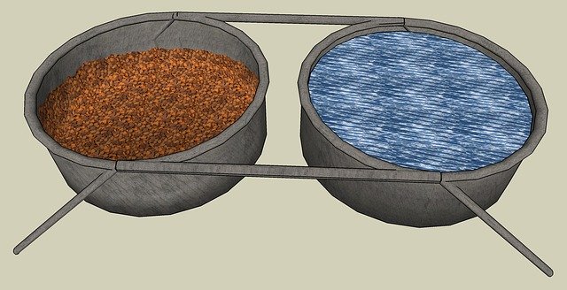 Free download Water Dish Dog Food Bowl -  free illustration to be edited with GIMP free online image editor