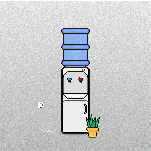 Free download Water Dispenser Vector Potted -  free illustration to be edited with GIMP free online image editor