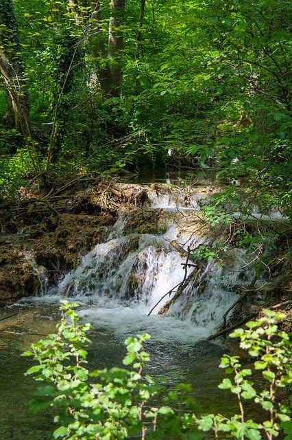 Free download Waterfall Bach Creek -  free photo or picture to be edited with GIMP online image editor