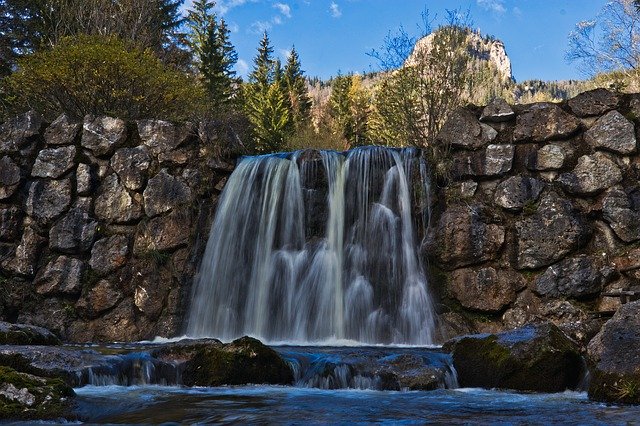 Free download Waterfall Long Exposure Water -  free photo or picture to be edited with GIMP online image editor