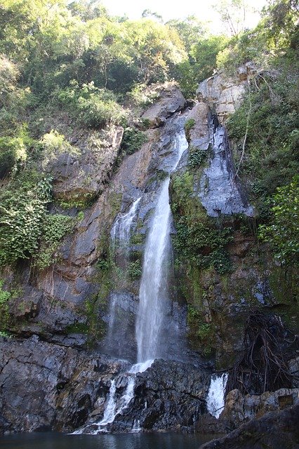 Free download Waterfall National Park Thailand -  free photo or picture to be edited with GIMP online image editor