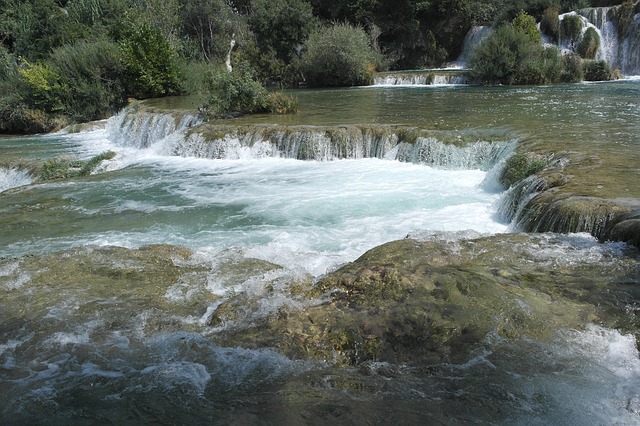 Free download waterfall nature np krka croatia free picture to be edited with GIMP free online image editor