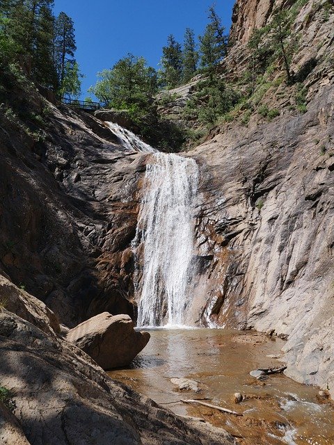 Free download Waterfall Seven Falls Colorado -  free photo or picture to be edited with GIMP online image editor