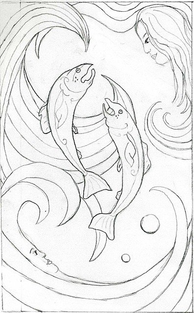 Free download Water Fish Drawn -  free illustration to be edited with GIMP free online image editor