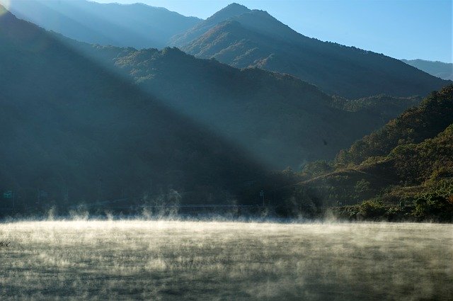 Free download Water Mist Nature Lake -  free photo or picture to be edited with GIMP online image editor