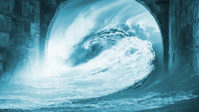 Free download Wave Tsunami Manipulation -  free illustration to be edited with GIMP free online image editor