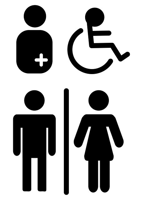 Free download Wc Mark Toilet People With -  free illustration to be edited with GIMP free online image editor