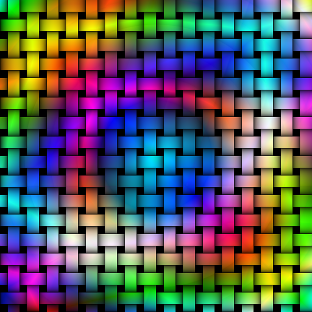 Free download Weave Rainbow Texture -  free illustration to be edited with GIMP free online image editor