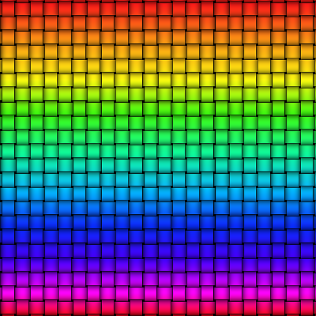 Free download Weave Texture Rainbow -  free illustration to be edited with GIMP free online image editor