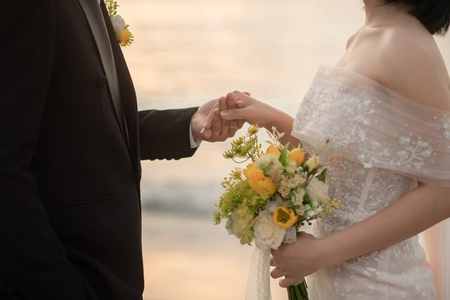 Free download wedding beach sea together romance free picture to be edited with GIMP free online image editor