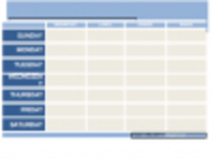 Planner settimanale dei pasti 1 di OffiDocs per l'ufficio