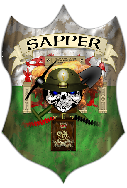 Free download Welsh Sapper Engineer -  free illustration to be edited with GIMP free online image editor