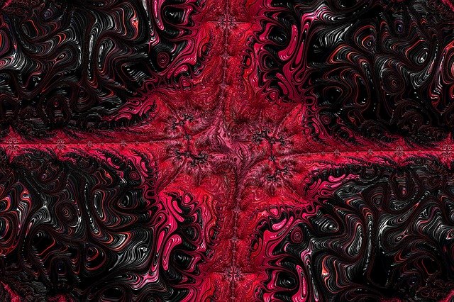 Free download Wgt Fractal Red -  free illustration to be edited with GIMP free online image editor