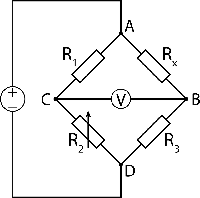 Free download Wheatstone Bridge Electric - Free vector graphic on Pixabay free illustration to be edited with GIMP free online image editor