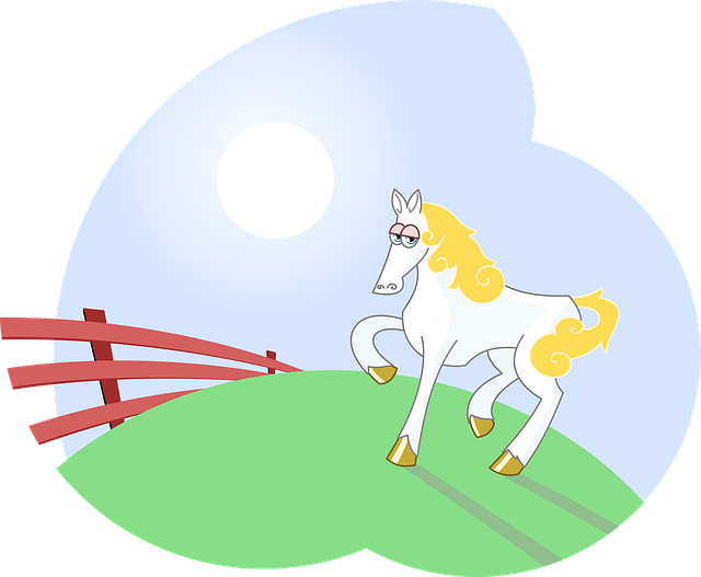 Free download White Horse Animal Countryside -  free illustration to be edited with GIMP free online image editor