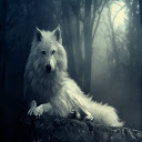 White Wolf 1366 x 768  screen for extension Chrome web store in OffiDocs Chromium