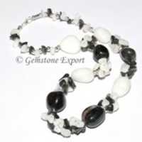 Free download wholesalers-white-black-agate-fashion-necklace free photo or picture to be edited with GIMP online image editor